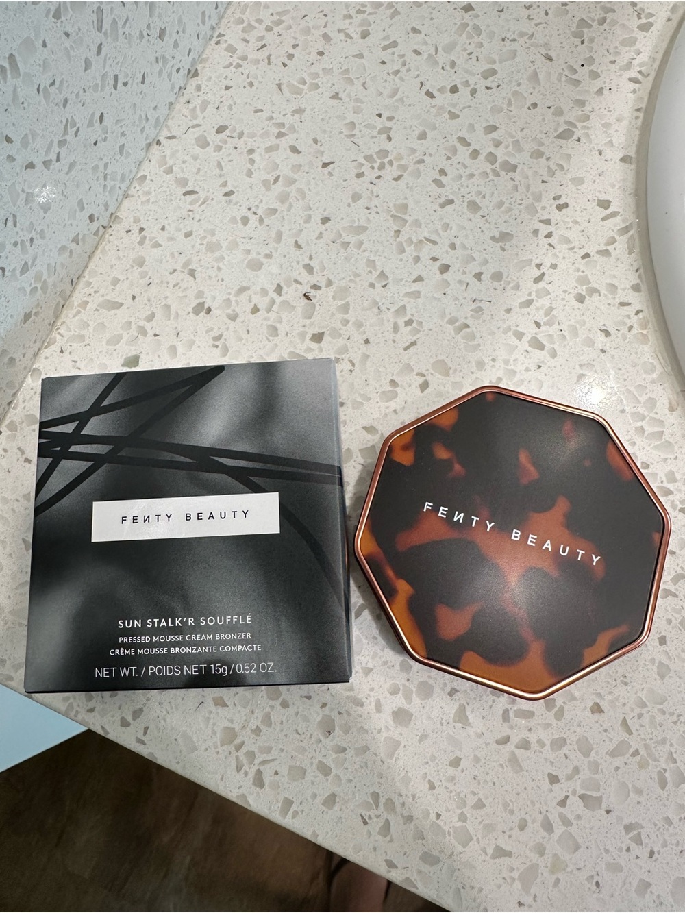 Fenty Beauty Sun Stalk'r Soufflé Pressed Mousse Cream Bronzer - Suga Cookie